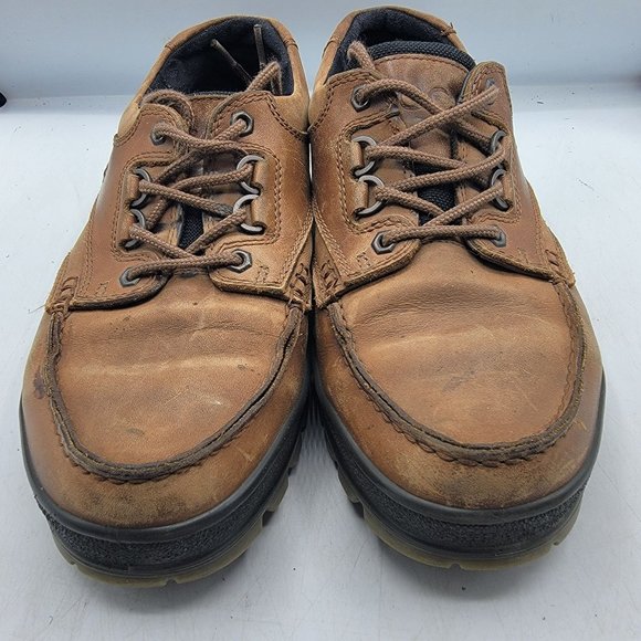 Ecco Track II Low Gore-Tex Waterproof Hiking Shoes Brown Leather Mens Size 43 EU main image 8